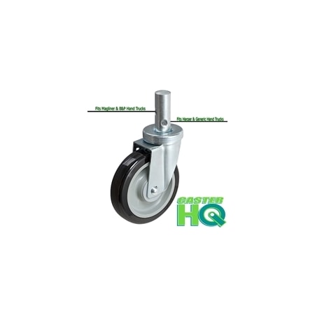 Casterhq 5" UNIVERSAL HAND TRUCK REPLACEMENT CASTER, Polyurethane Tread -350 L CB-UHTRC5